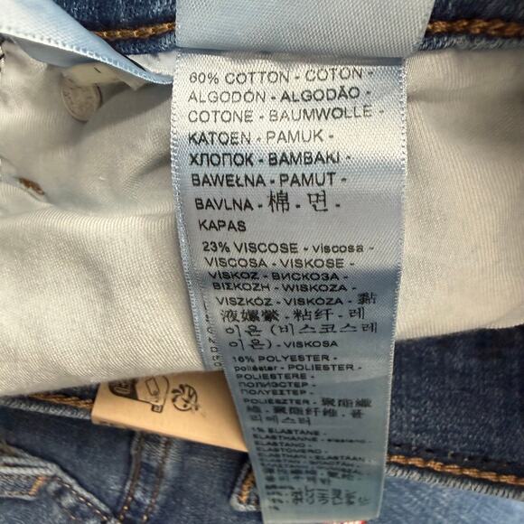 Levi's 314 Mid Rise Shaping Straight Jeans Size 33x32 - Picture 5 of 9